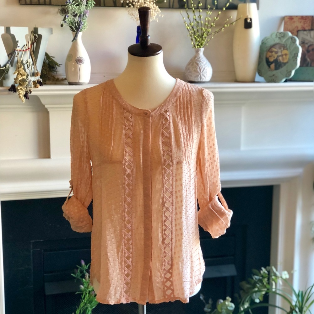 {Anthro} Meadow Rue Blouse - Picture 2 of 8